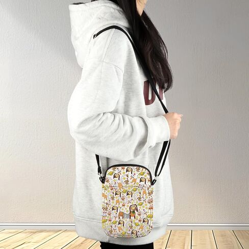 G2TUP Cartoon Dog Crossbody Bag Cartoon Dog Lover Gifts Cartoon Movie Shoulder Bag in Saudi Arabia