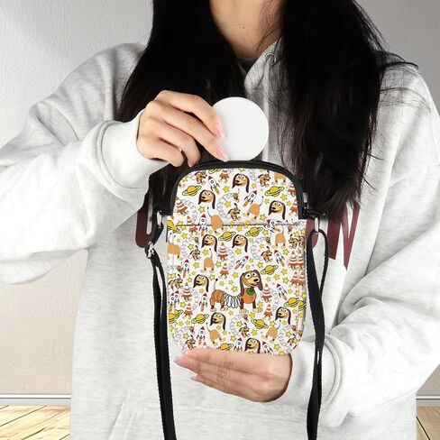 G2TUP Cartoon Dog Crossbody Bag Cartoon Dog Lover Gifts Cartoon Movie Shoulder Bag in Saudi Arabia