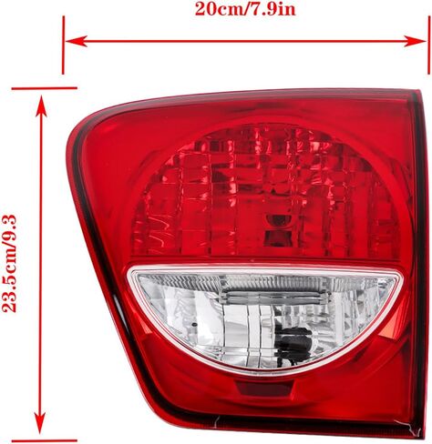 Silscvtt RH Rear Brake Inner Tail Light Assembly Replacement for Toyota Sequoia 2008-2017 Tail Light Right Side 81580-0C030 in Saudi Arabia