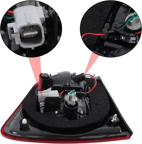 Silscvtt RH Rear Brake Inner Tail Light Assembly Replacement for Toyota Sequoia 2008-2017 Tail Light Right Side 81580-0C030 in Saudi Arabia