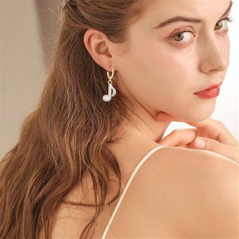 Dreuyet 20 زوجًا من أقراط موسيقى الجيتار للنساء لطيف موسيقي باس كهربائي أقراط شخصية للمعلم والمغني والحفلات الموسيقية وإكسسوارات محبي موسيقى الروك آند رول in Kuwait