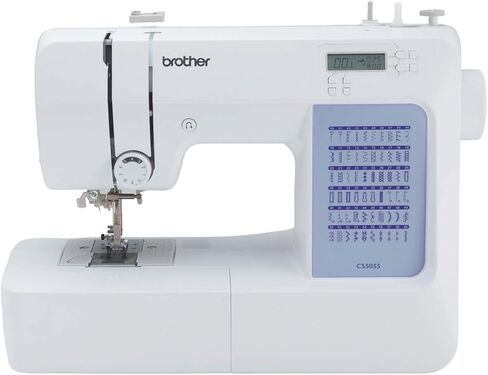 Brother CS5055 آلة الخياطة المحوسبة و 5300A تخزين وحمل البلاستيك الصلب ، SASEW6 Premium خياطة خيط 6 عبوات مشمولة in Saudi Arabia