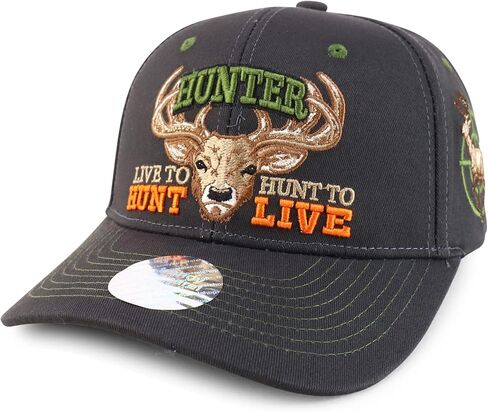 Trendy Apparel Shop Hunting Fishing Embroidered Adjustable Baseball Cap in Kuwait