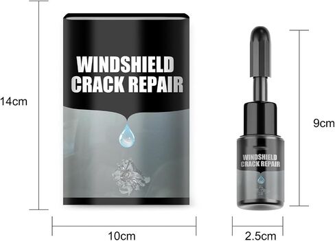 Crack Fix Pro Kit, Crackfix Pro Kit, Windshield Crack Repair, Glass Repair Liquid for Cracks, for Chips and Cracks (2PC) in Saudi Arabia