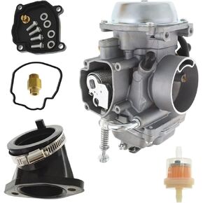 Silscvtt Carburetor Replacement for Polaris Hawkeye 300 400 Replacement for Magnum 425 Replacement for Worker 500 Carb with Intake Boot in Saudi Arabia
