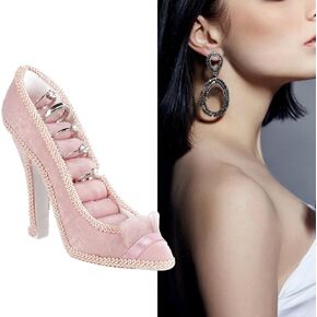 حامل عرض مجوهرات الأزياء، رف المجوهرات، حامل حلقي على شكل فستان، للفتيات (نموذج كبير) in Kuwait