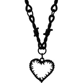 HAQUIL Gothic Barbed Wired Chain Goth Pendant Necklace, Halloween Gothic Punk Grunge Jewelry Gift for Women in Kuwait