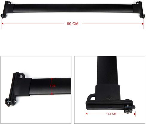 SCITOO 150LBS Roof Rack Cross Bars Fit For Ford Escape 2008-2012 Cargo Crossbar Black in Saudi Arabia