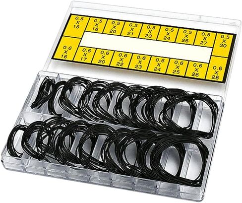 About 180 Pcs O Ring Watch Gasket Rubber Seal Kit Assorted Size Watch Gaskets Watches Back Cover Seal Gaskets Watches Repairing Accessories for Watchmakers in Saudi Arabia