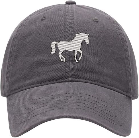 Baseball Cap for Men Women Horse Animal Embroidered Washed Cotton Dad Hat Baseball Caps in Saudi Arabia
