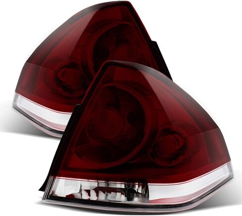 ACANII - For 2006-2013 Chevy Impala SS/LS/LT/LTZ Dark Smoke Tail Lights Rear Brake Lamps Pair in Saudi Arabia