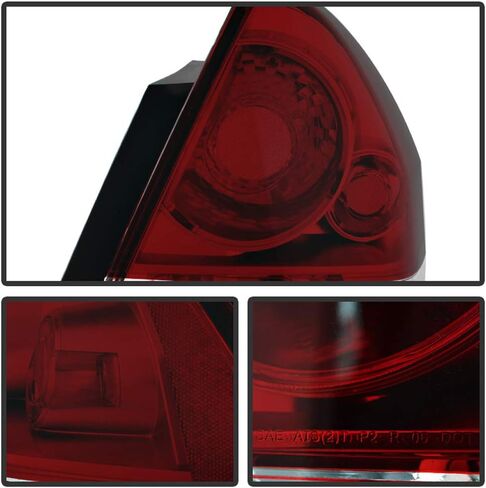ACANII - For 2006-2013 Chevy Impala SS/LS/LT/LTZ Dark Smoke Tail Lights Rear Brake Lamps Pair in Saudi Arabia