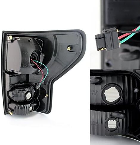 AKKON - For Black 07-13 Toyota Tundra Pickup Truck LED Tail Lights Brake Lamp Replacement Left + Right Pair in Saudi Arabia