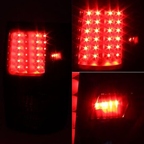 AKKON - For Black 07-13 Toyota Tundra Pickup Truck LED Tail Lights Brake Lamp Replacement Left + Right Pair in Saudi Arabia
