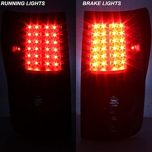 AKKON - For Black 07-13 Toyota Tundra Pickup Truck LED Tail Lights Brake Lamp Replacement Left + Right Pair in Saudi Arabia