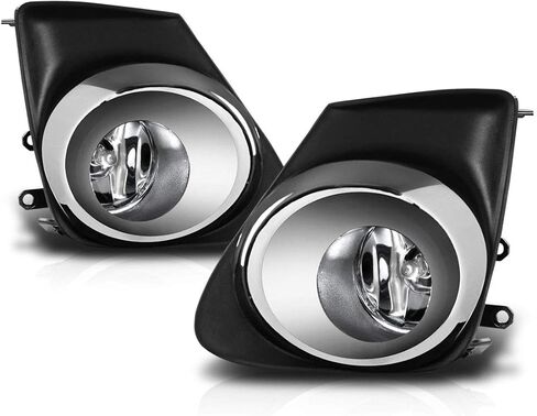 Front Bumper Fog Lights+Bezel+Switch Compatible with 11-13 Toyota Corolla,Amber Lens in Saudi Arabia
