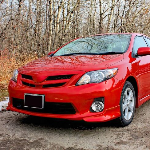 Front Bumper Fog Lights+Bezel+Switch Compatible with 11-13 Toyota Corolla,Amber Lens in Saudi Arabia