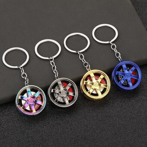 Car Turbo Keychain, Creative Charming Polished Turbocharger Key Chain, Mini Auto Turbo Key Ring Decoration in Saudi Arabia