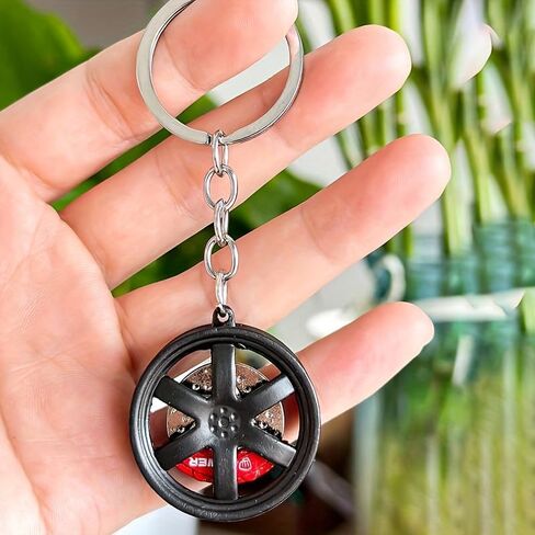 Car Turbo Keychain, Creative Charming Polished Turbocharger Key Chain, Mini Auto Turbo Key Ring Decoration in Saudi Arabia