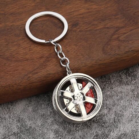 Car Turbo Keychain, Creative Charming Polished Turbocharger Key Chain, Mini Auto Turbo Key Ring Decoration in Saudi Arabia