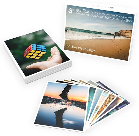 metaFox - 52 بطاقة ملهمة، وبطاقات التأكيدات الإيجابية والبطاقات البريدية التحفيزية، وبطاقات الصور للتدريب والعلاج، وبطاقات اليقظة الذهنية، وبطاقات التدريب ذات الدوافع المبهجة، وعلم النفس الإيجابي in Kuwait