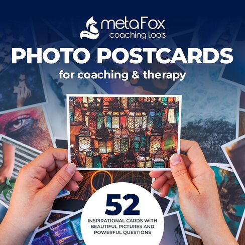 metaFox - 52 بطاقة ملهمة، وبطاقات التأكيدات الإيجابية والبطاقات البريدية التحفيزية، وبطاقات الصور للتدريب والعلاج، وبطاقات اليقظة الذهنية، وبطاقات التدريب ذات الدوافع المبهجة، وعلم النفس الإيجابي in Kuwait