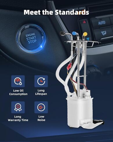 Fuel Pump Assembly w/Sending Unit Replacement for Ford E-150 E-250 E-350 Econoline 1992 1993 1994 1995 1996 L6-4.9L V8-5.0L 5.8L 7.5L OEM E2220M in Saudi Arabia
