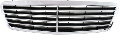 Garage-Pro Grille Assembly Compatible with 2003-2007 Mercedes Benz C230, Fits 2001-2005 Mercedes Benz C240, Fits 2006-2007 Mercedes Benz C280 Chrome Shell with Painted Black Insert in Saudi Arabia