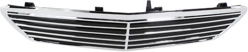 Garage-Pro Grille Assembly Compatible with 2003-2007 Mercedes Benz C230, Fits 2001-2005 Mercedes Benz C240, Fits 2006-2007 Mercedes Benz C280 Chrome Shell with Painted Black Insert in Saudi Arabia