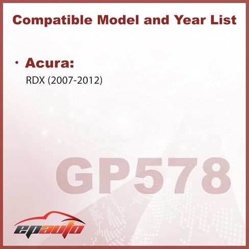 EPAuto GP578 (CA10578) استبدال فلتر هواء المحرك لـ Acura RDX (2007-2012)، ما يصل إلى 12,000 ميل أو حماية لمدة 12 شهرًا in Saudi Arabia