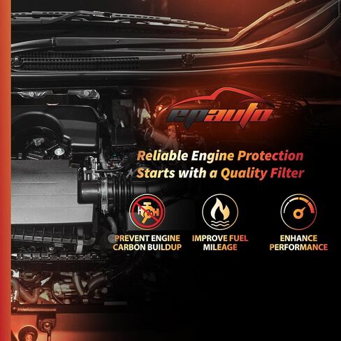 EPAuto GP578 (CA10578) استبدال فلتر هواء المحرك لـ Acura RDX (2007-2012)، ما يصل إلى 12,000 ميل أو حماية لمدة 12 شهرًا in Saudi Arabia