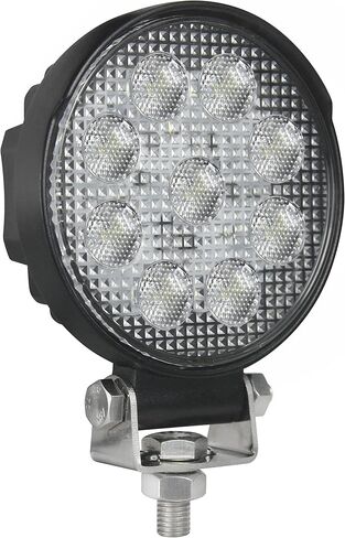 HELLA 357101002 ValueFit 5 Round 1.0 LED مصباح عمل قريب المدى، أسود in Saudi Arabia