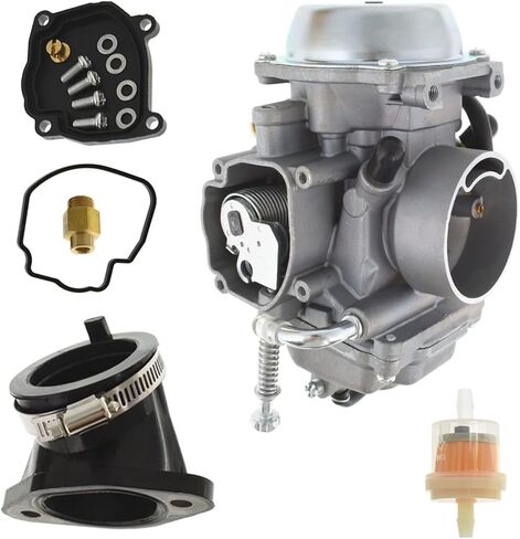 Silscvtt Carburetor Replacement for Polaris Hawkeye 300 400 Replacement for Magnum 425 Replacement for Worker 500 Carb with Intake Boot in Saudi Arabia