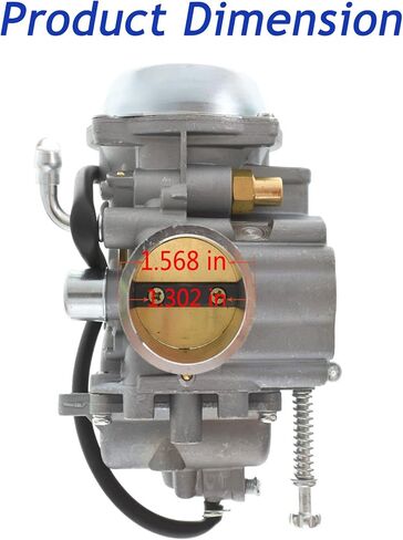 Silscvtt Carburetor Replacement for Polaris Hawkeye 300 400 Replacement for Magnum 425 Replacement for Worker 500 Carb with Intake Boot in Saudi Arabia