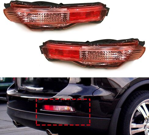 Car Rear Bumper Light, for Infiniti EX35 EX37 QX50 QX80 2008-2022 265501BA1A, Tail Light Reflector car Rear Bumper Accessories in Saudi Arabia