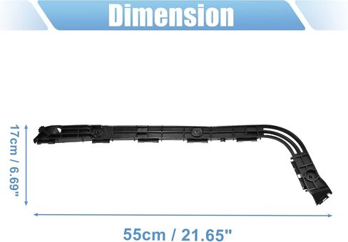 X AUTOHAUX 1 Pair Rear Bumper Mounting Support Bracket 52156-35050 52155-35050 for Toyota 4Runner 2010-2023 Left and Right Side in Saudi Arabia