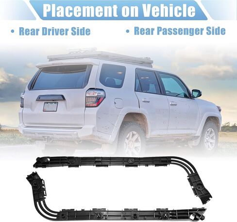 X AUTOHAUX 1 Pair Rear Bumper Mounting Support Bracket 52156-35050 52155-35050 for Toyota 4Runner 2010-2023 Left and Right Side in Saudi Arabia