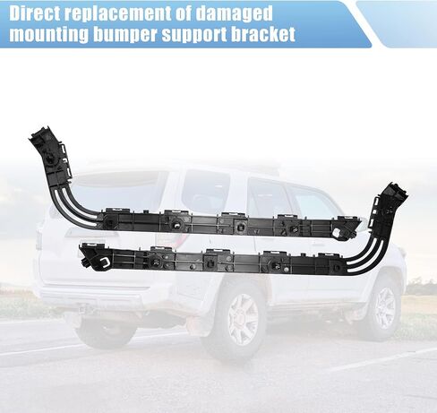 X AUTOHAUX 1 Pair Rear Bumper Mounting Support Bracket 52156-35050 52155-35050 for Toyota 4Runner 2010-2023 Left and Right Side in Saudi Arabia
