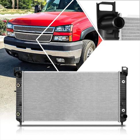 DPI-2948 OE Style Radiator Compatible with 03-07 Silverado/Sierra 8.1L w/o Allison Trans in Saudi Arabia