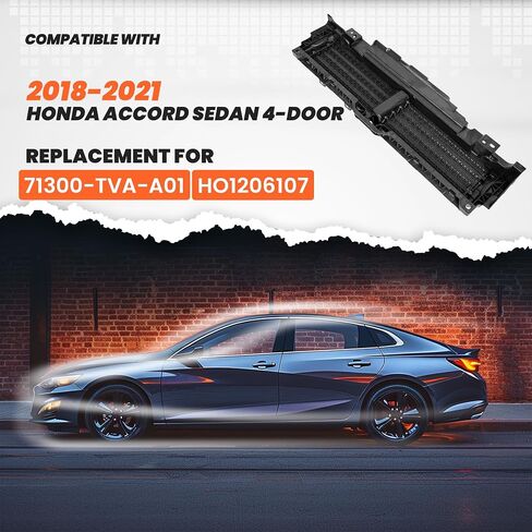 HECASA Active Grille Shutter Front Upper w/o Motor Compatible with 2018-2021 Honda Accord Sedan 4-Door Replacement for 71300-TVA-A01 HO1206107 Active Grille Assembly Air Upper Shutter in Saudi Arabia