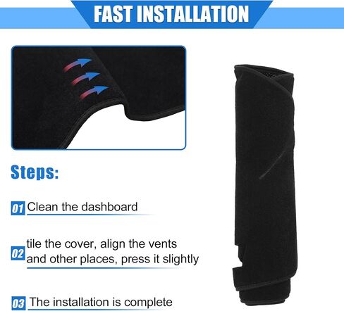 Car Dashboard Cover Compatible for Nissan Sentra 2012-2019, Protective Polyester Red Center Console Interior Trim Dash Cover Mat Pad in Saudi Arabia