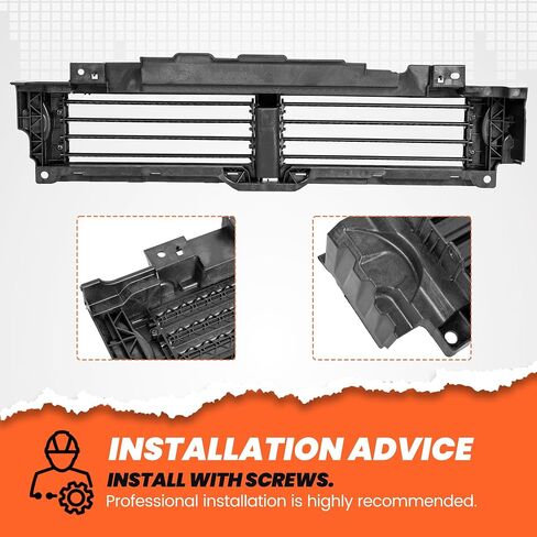 HECASA Active Grille Shutter Front Upper w/o Motor Compatible with 2018-2021 Honda Accord Sedan 4-Door Replacement for 71300-TVA-A01 HO1206107 Active Grille Assembly Air Upper Shutter in Saudi Arabia