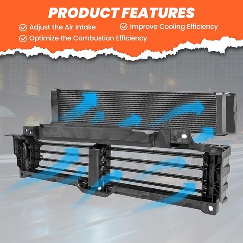 HECASA Active Grille Shutter Front Upper w/o Motor Compatible with 2018-2021 Honda Accord Sedan 4-Door Replacement for 71300-TVA-A01 HO1206107 Active Grille Assembly Air Upper Shutter in Saudi Arabia