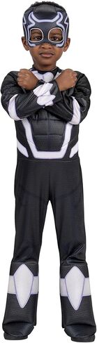 Marvel Spin Official Toddler Deluxe Halloween Costume - Premium Quality Padded Jumpsuit and Fabric Headpiece (3T-4T) in Kuwait