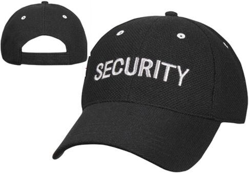 قبعة شبكية ذات شارة منخفضة من Rothco Security، باللون الأسود in Saudi Arabia