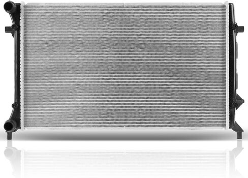 SCITOO Engine Coolant Radiator Assembly Replacement 2006-2009 for A3 Quattro 3.2L 2013-2017 for VW CC 3.6L 2007-2008 for VW Eos 3.2L 2010-2014 for VW Golf 2.5L 2009-2014 for VW Jetta 2.5L Fit 2964 in Saudi Arabia