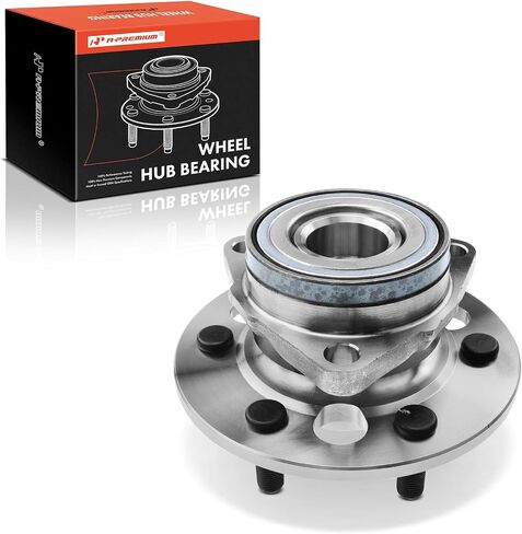 A-Premium Front Wheel Bearing and Hub Assembly with 6-Lug Compatible with Chevrolet K1500 1988-1991, GMC K1500 1988-1991, with Light Duty Suspension in Saudi Arabia