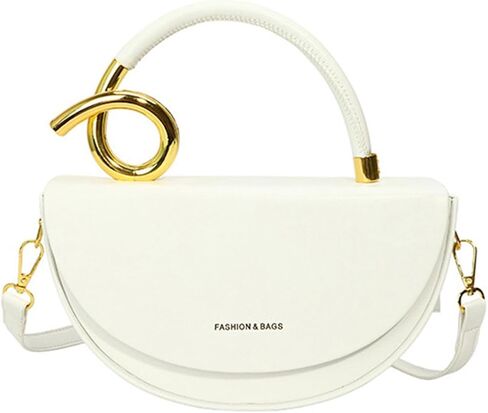 السرج حمل حقيبة حقيبة يد صغيرة للنساء نباتي سرج جلدي محفظة رفرف قفل حقيبة كتف Crossbody مخلب حقيبة صغيرة 2025 in Kuwait