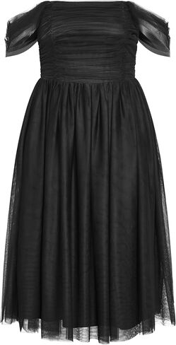 City Chic Women's Plus Size Dress - Lulu Midi in Saudi Arabia
