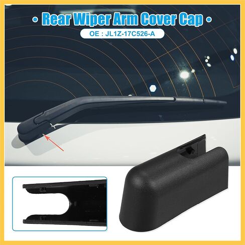 Rear Windshield Wiper Arm Nut Cover Cap Fit for Ford Expedition - Pack of 1 Black Auto Replacement Parts in Saudi Arabia